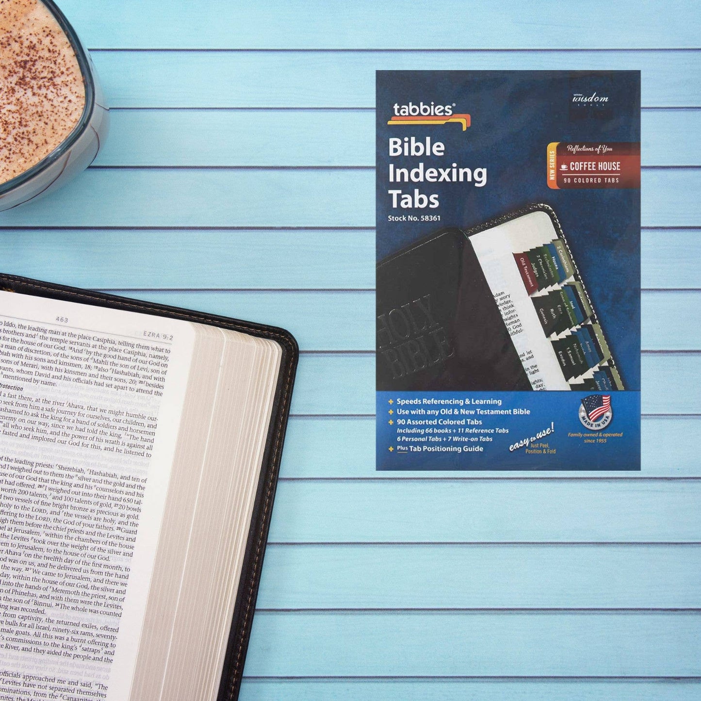 Bible indexing tabs: COFFEE HOUSE COLOR 90 Piece