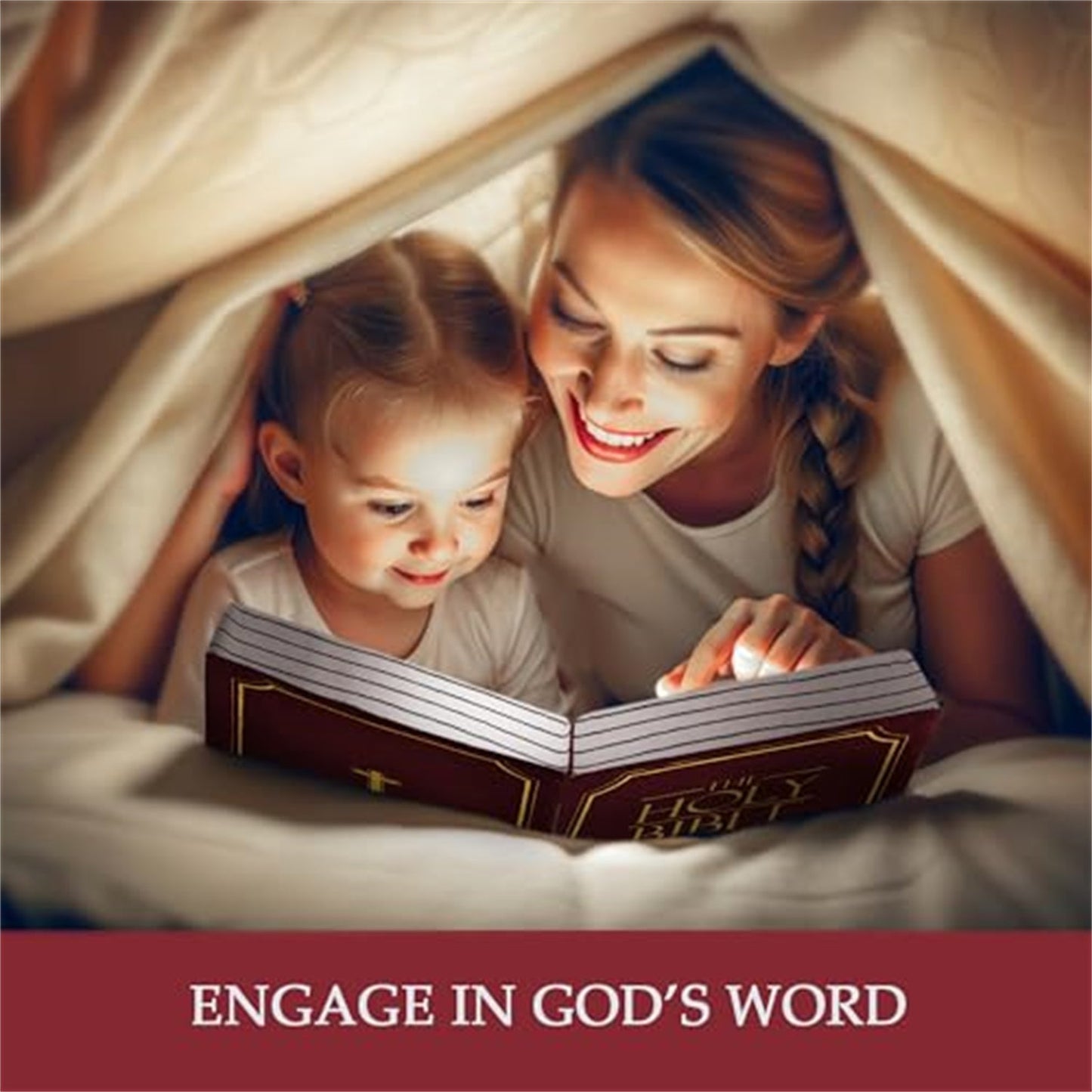 Plush Bible pillow for children