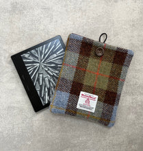 Harris Tweed Kindle Sleeve with loop closure.  30+ patterns to choose from