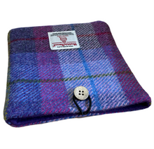 Harris Tweed Kindle Sleeve with loop closure.  30+ patterns to choose from