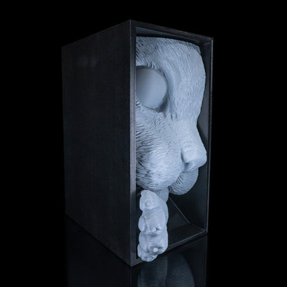 Cat’s Curiosity Book Nook – Whimsical 3D Printed Bookshelf Insert for Cat & Book Lovers