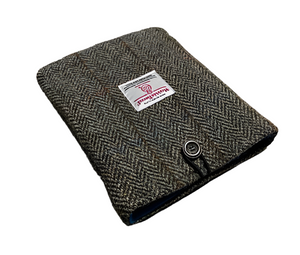 Harris Tweed Kindle Sleeve with loop closure.  30+ patterns to choose from