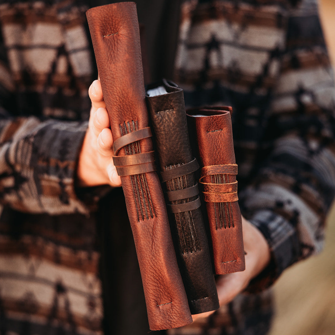 Reclaimed Saddlery Leather Journals
