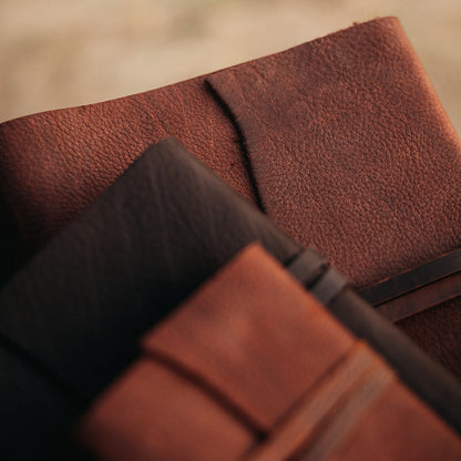 Reclaimed Saddlery Leather Journals