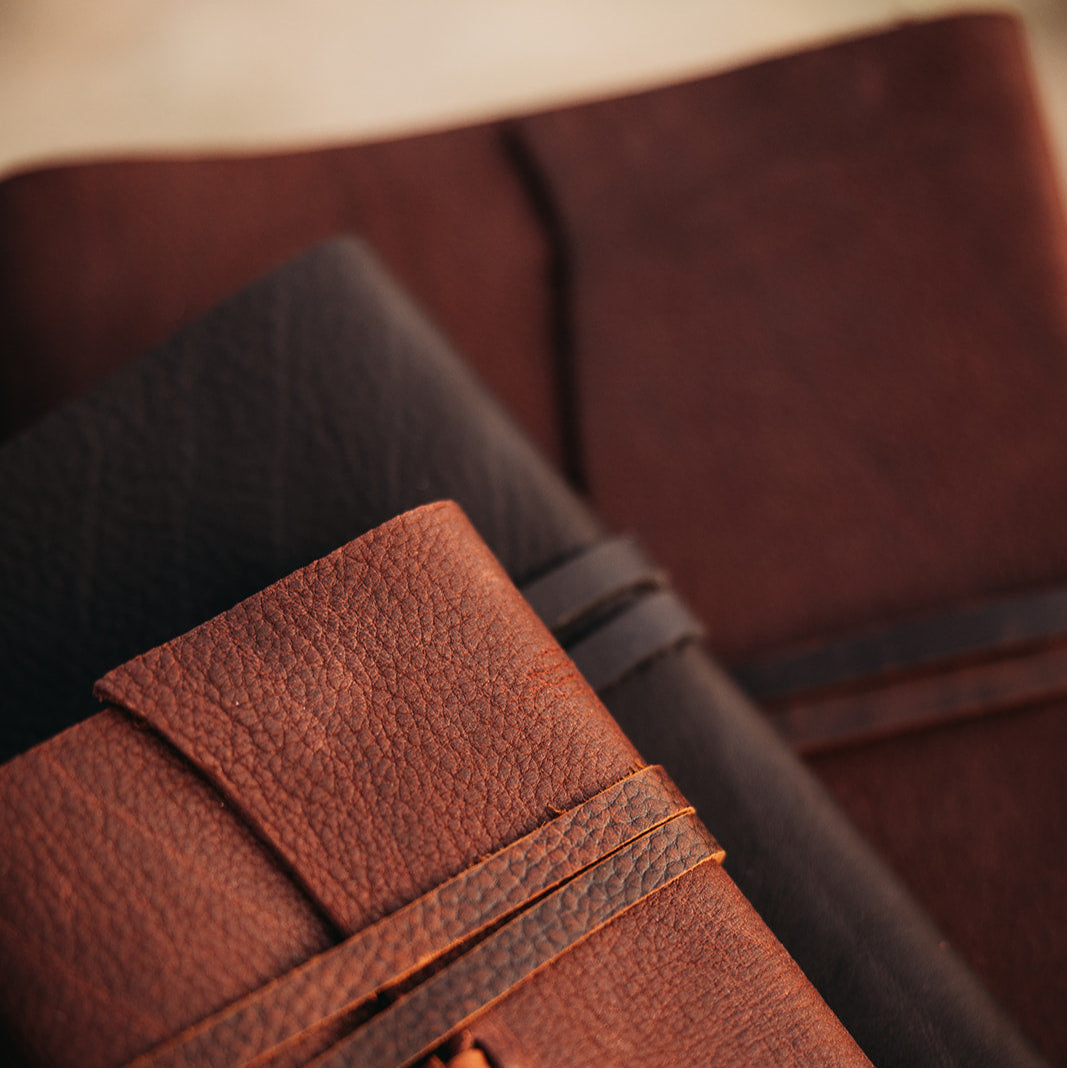 Reclaimed Saddlery Leather Journals