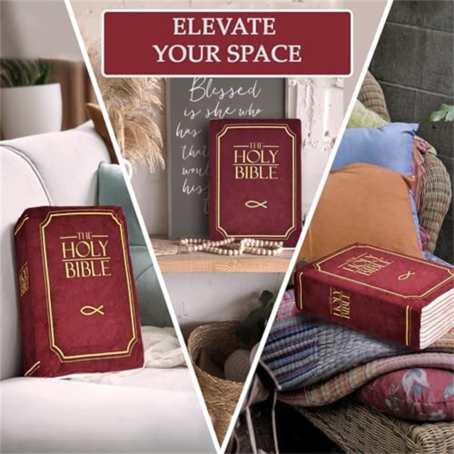 Plush Bible pillow for children