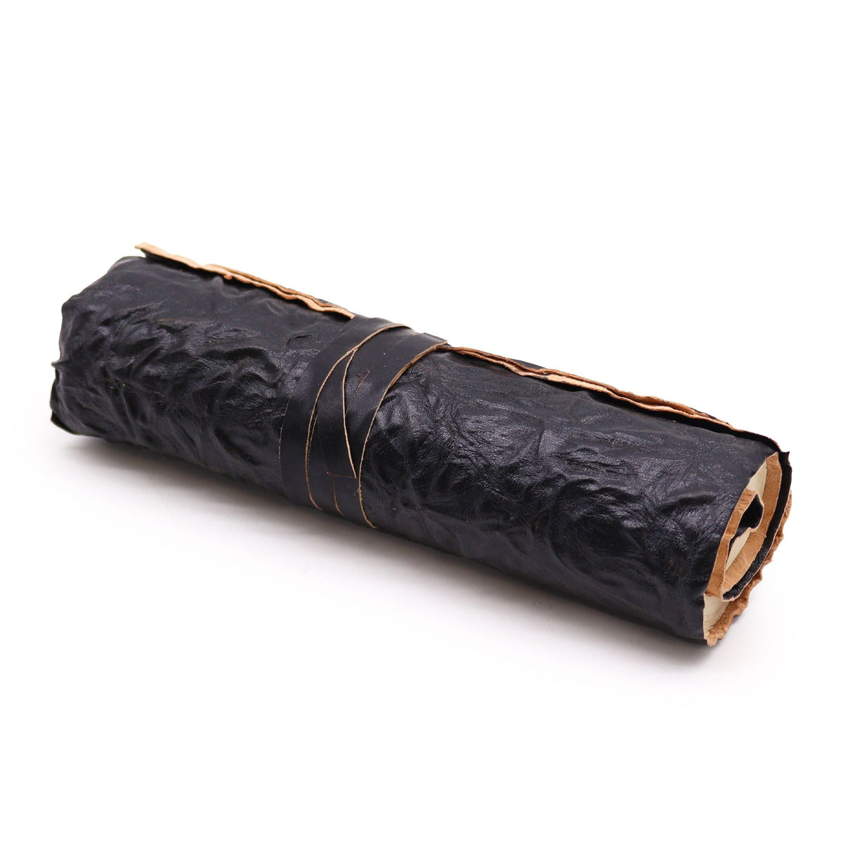 Rolled Leather Travel Notebook