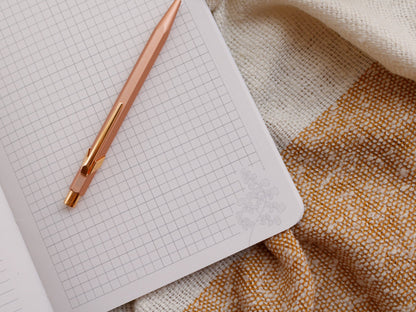 A5 Handmade Notebook with Mushroom & Fern Design