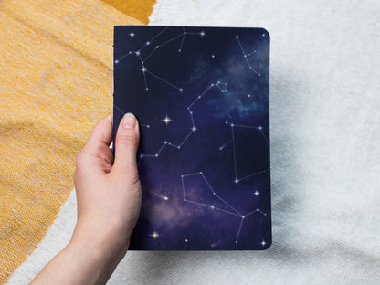 A5 Handmade Notebook with Cosmic Design