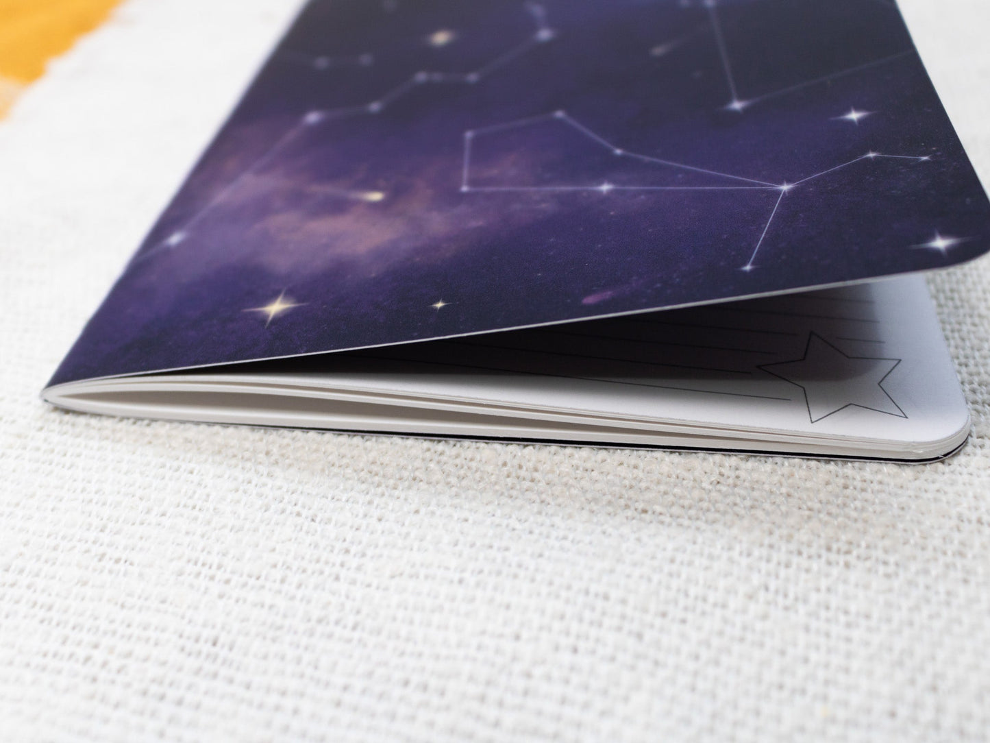 A5 Handmade Notebook with Cosmic Design