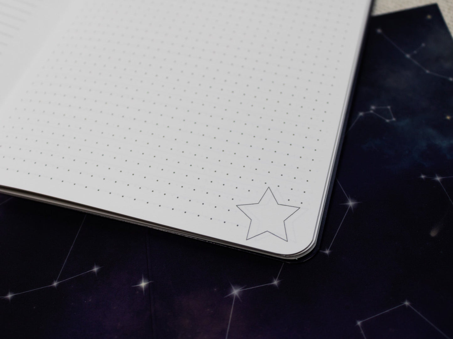 A5 Handmade Notebook with Cosmic Design