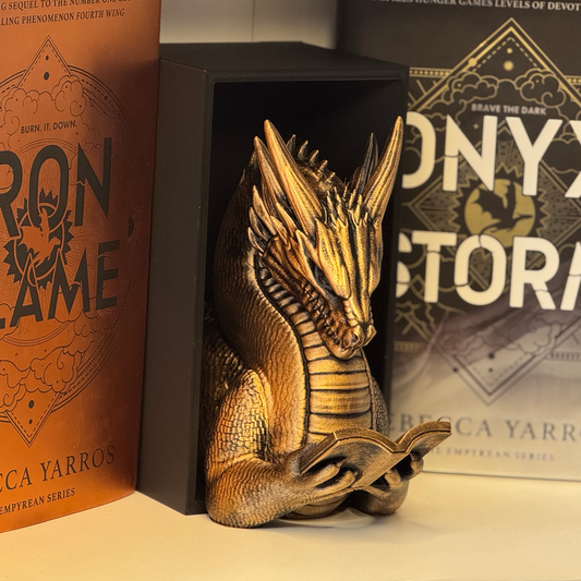 Dragon Book Nook & Bookend | Velaris & ACOTAR-Inspired