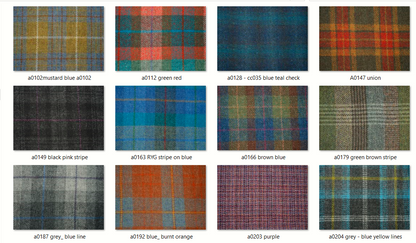 Harris Tweed Kindle Sleeve with loop closure.  30+ patterns to choose from