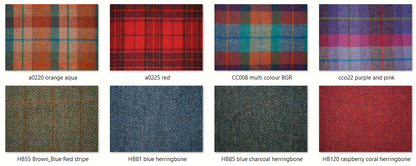 Harris Tweed Kindle Sleeve with loop closure.  30+ patterns to choose from