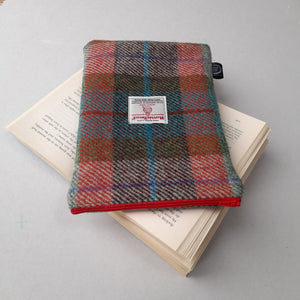 Harris Tweed Book Sleeve with zip closure