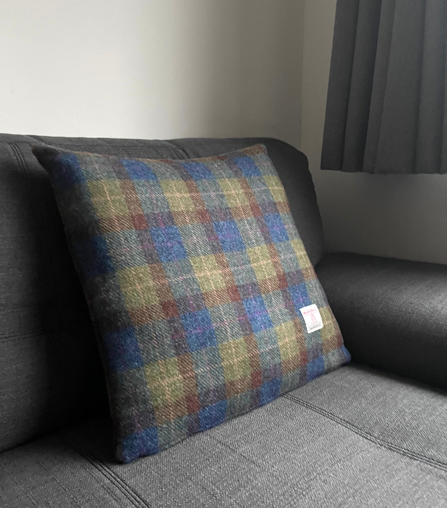 Harris Tweed cushion cover - 30+ colours