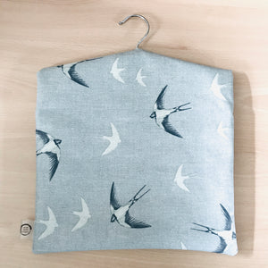 back of the bag showing swallows design 