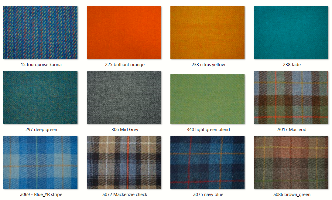 Harris Tweed cushion cover - 30+ colours
