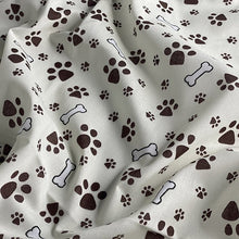 Paws and Bones Polycotton Fabric